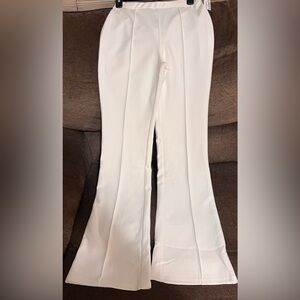 Love Poem by Block Flared White Pants *NWT*